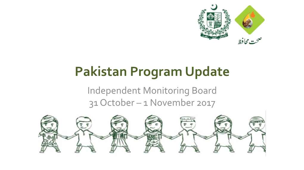 Pakistan Update to The
