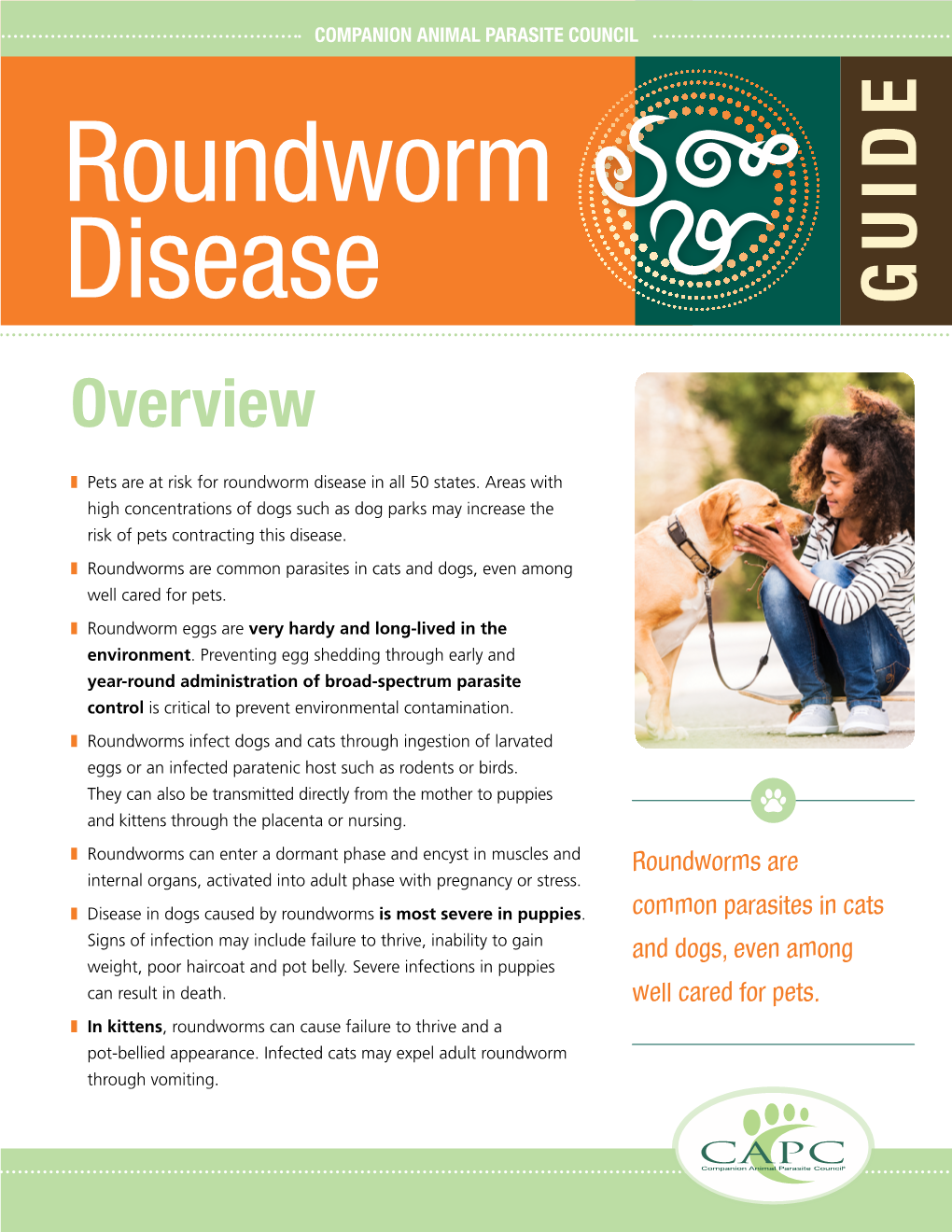 Roundworm Disease in All 50 States