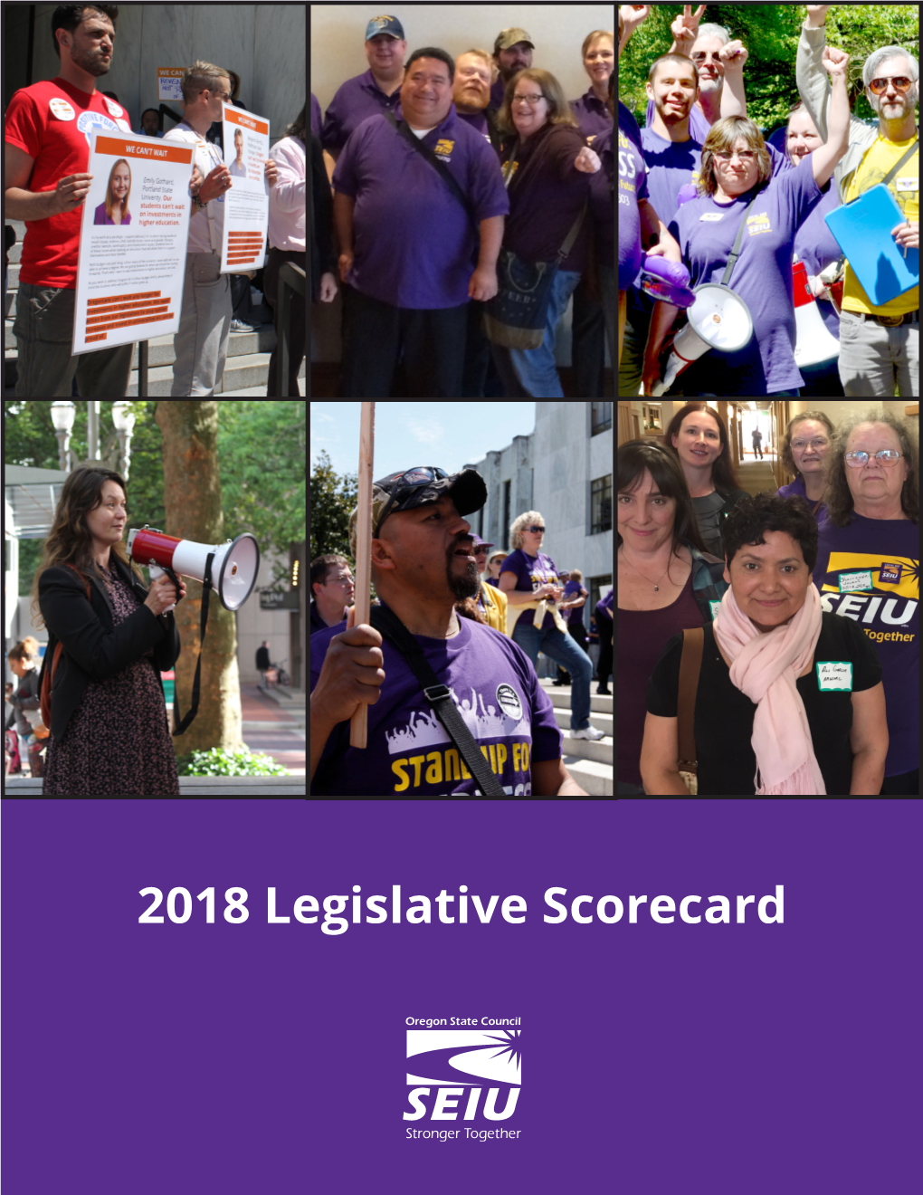 2018 Legislative Scorecard 2018 LEGISLATIVE SCORECARD