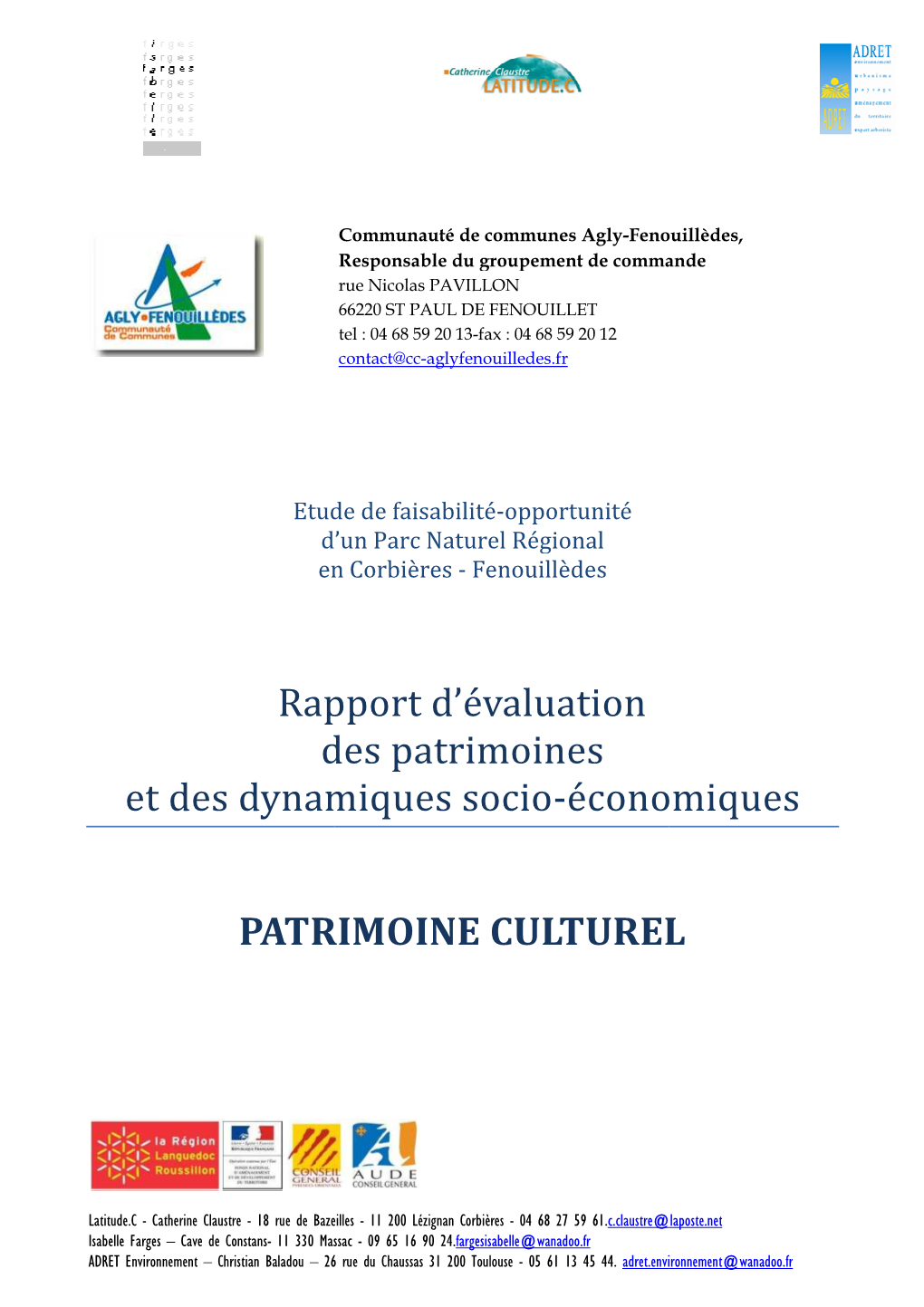 Rapport Patrimoine Culturel