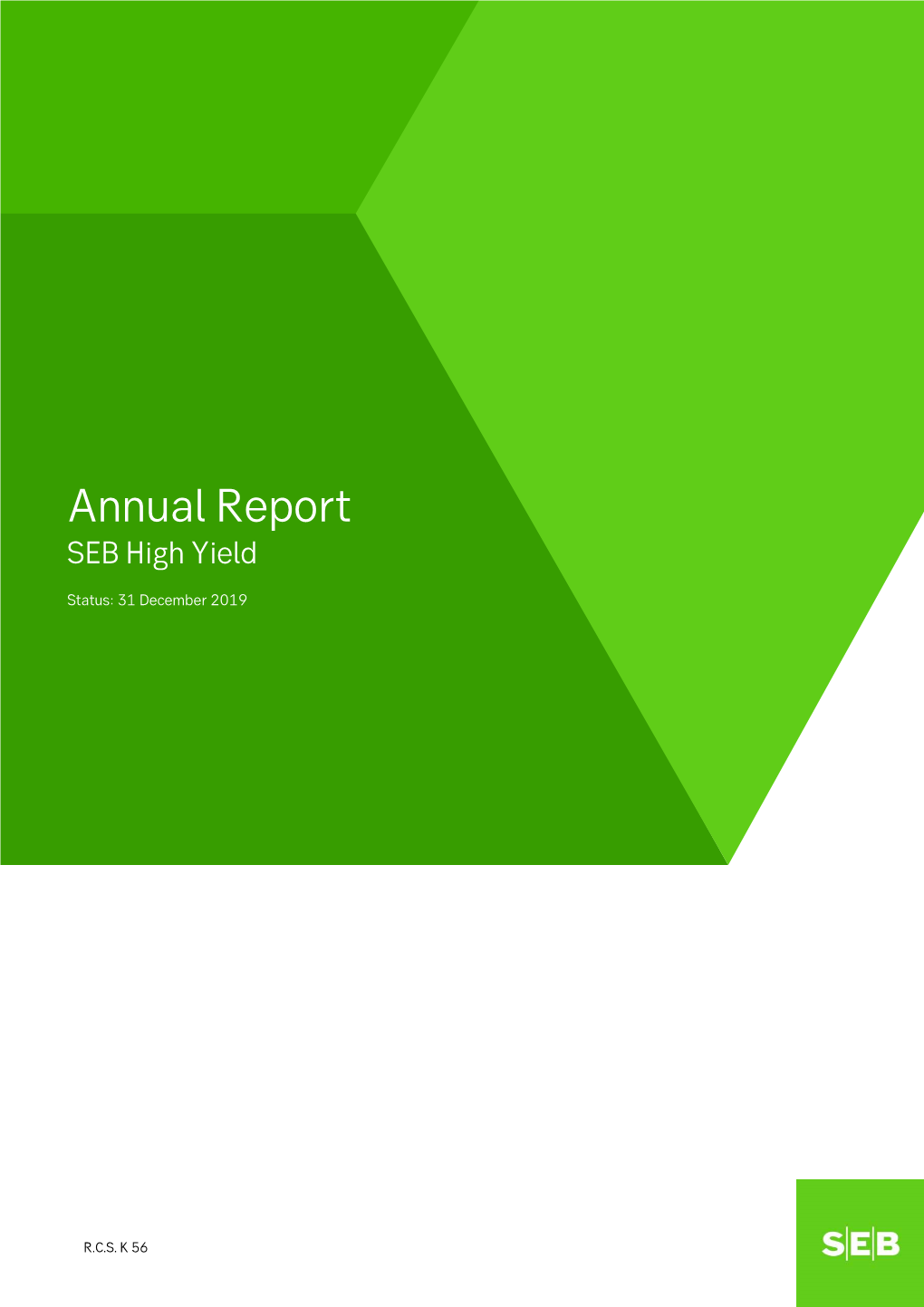 Annual Report SEB High Yield