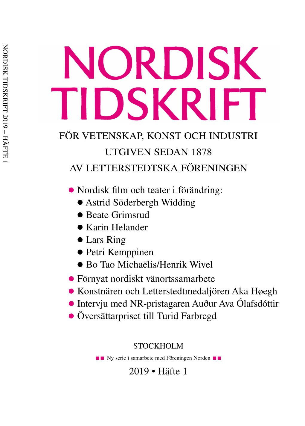 Nordisk Film Och Teater I Förändring: Astrid Söderbergh Widding Beate