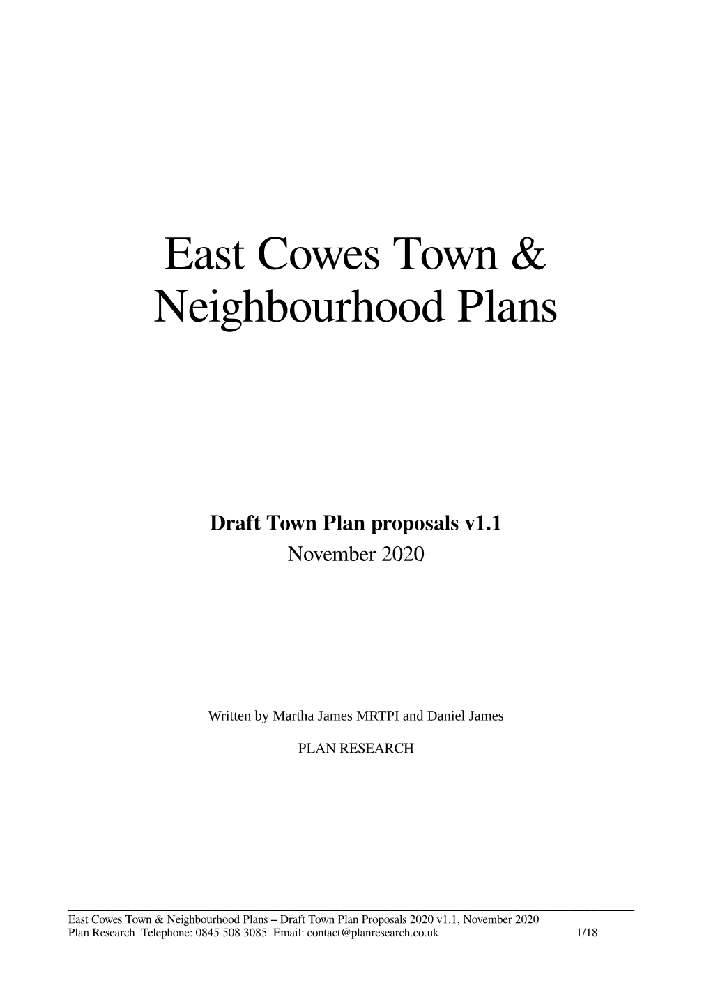 East Cowes Town & Neighbourhood Plans