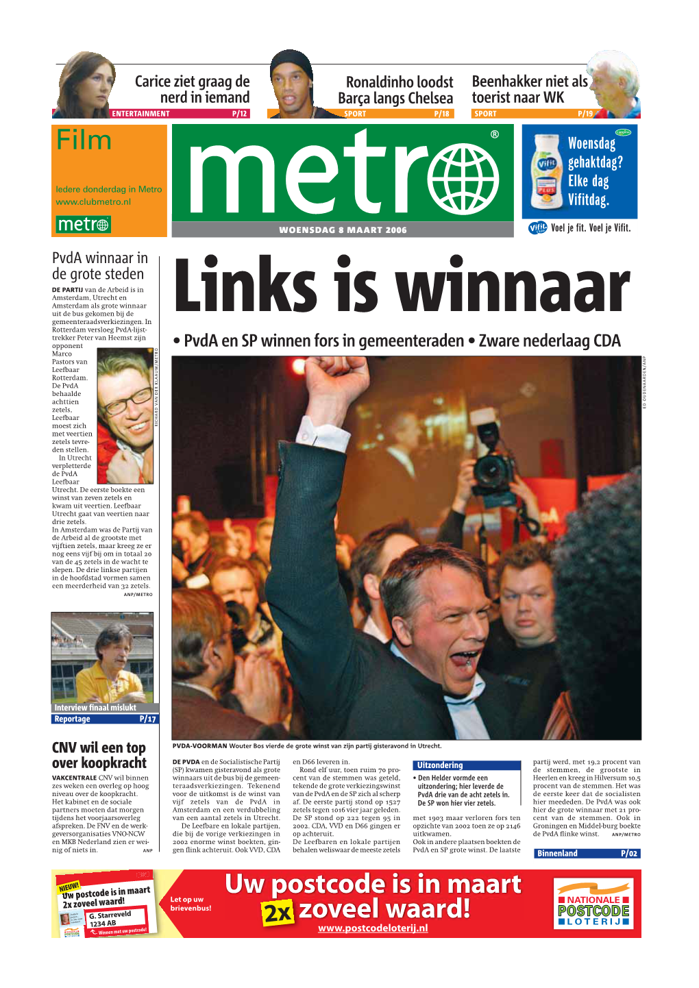 Metro 8 Maart 2006