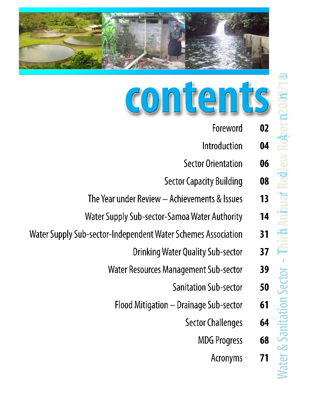 Third Annual Water Sector Review