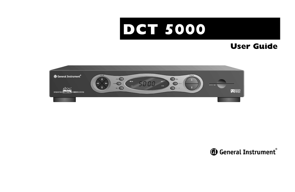 DCT 5000 User Guide