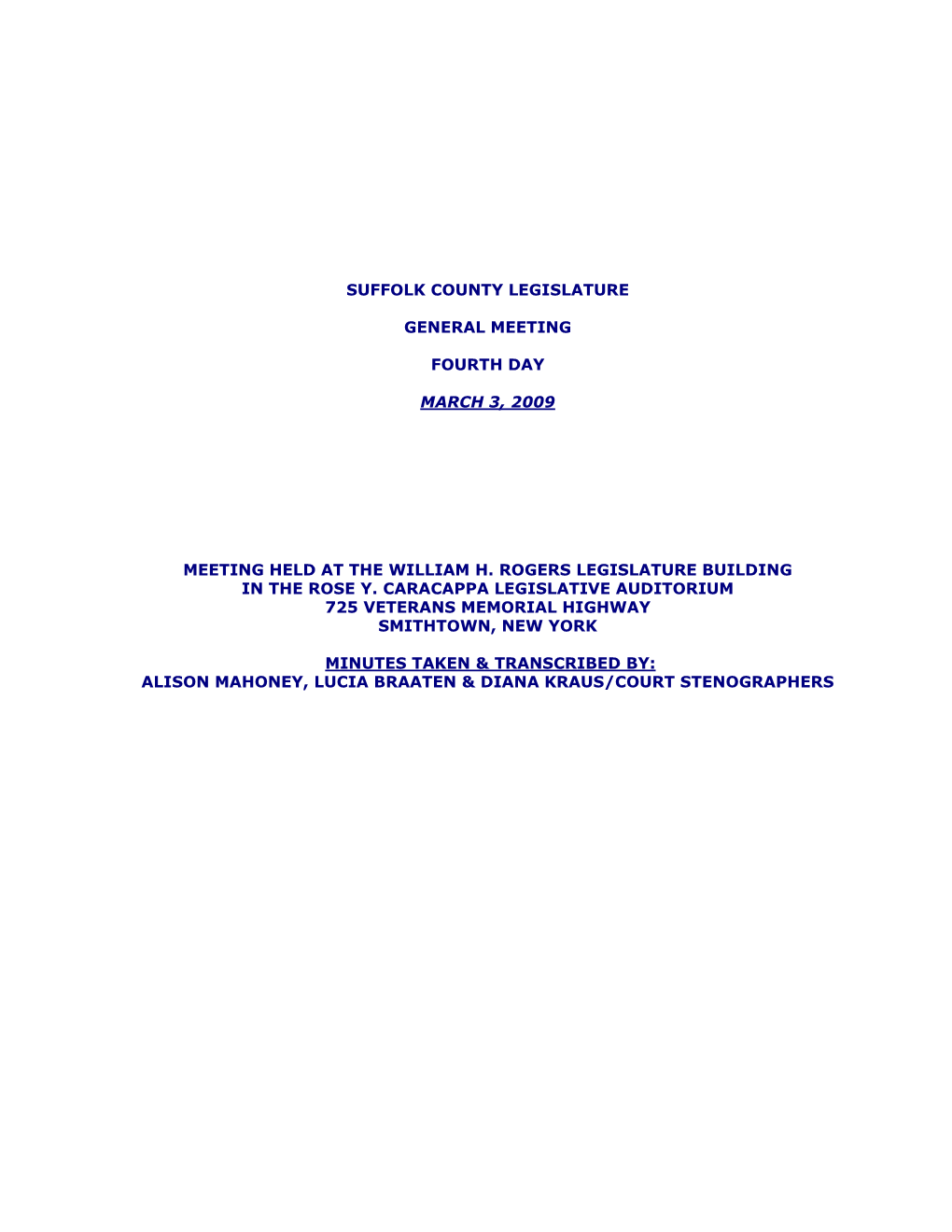 03/03/2009 General Meeting Minutes (PDF)