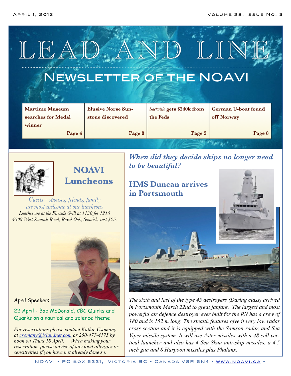 Lead and Line Apr 2013