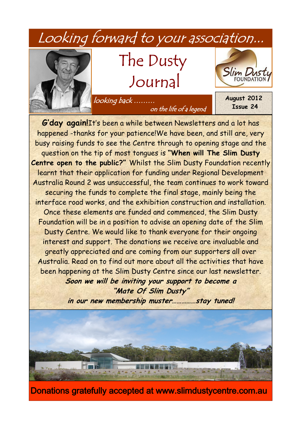 The Dusty Journal Looking Back ……… August 2012 on the Life of a Legend Issue 24