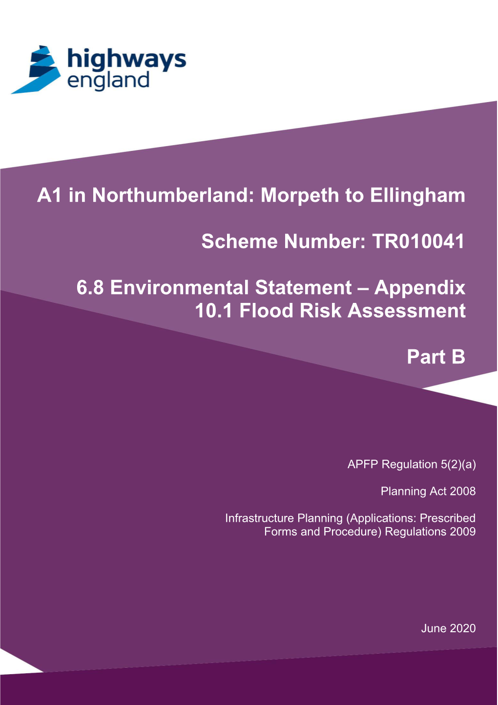 TR010041 6.8 Environmental Statement – Appendix 10.1 Flood