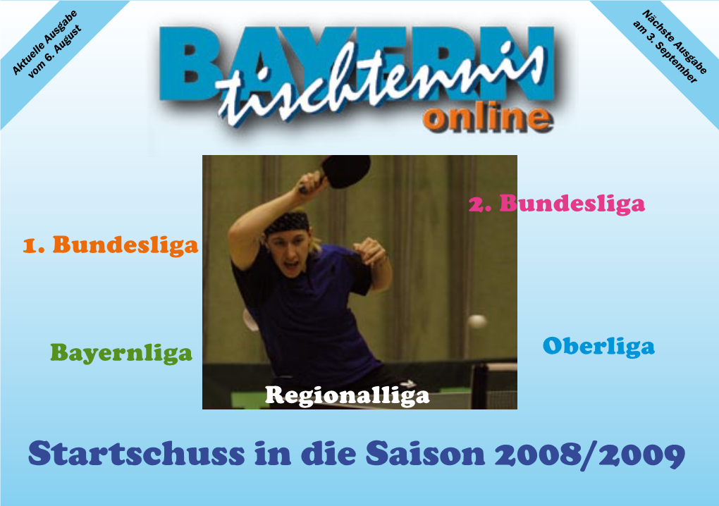 Startschuss in Die Saison 2008/2009 1