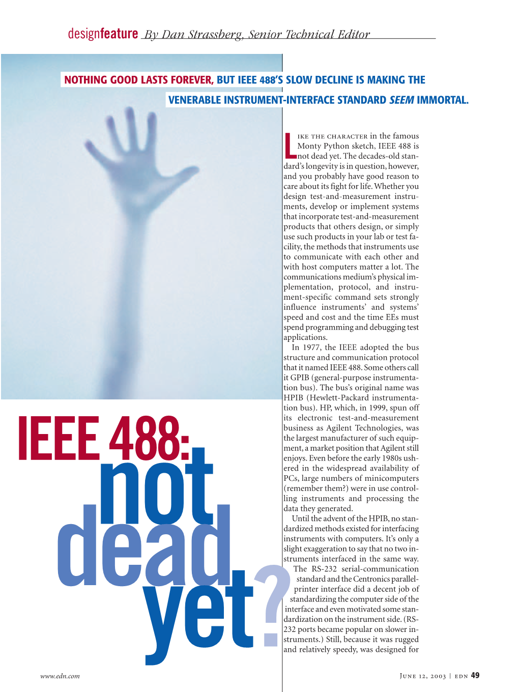 IEEE488: Not Dead Yet?