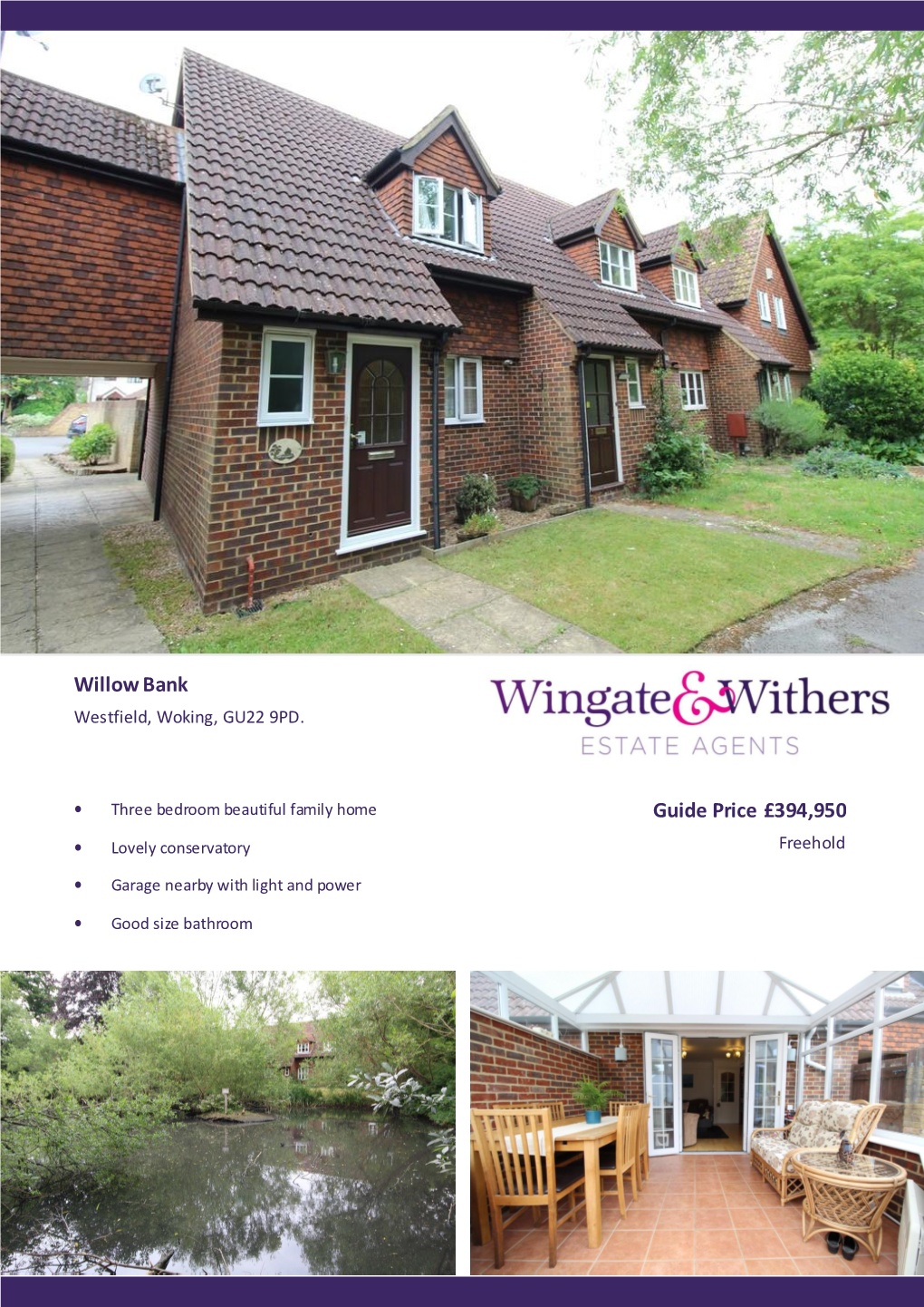 Guide Price £394,950 Willow Bank