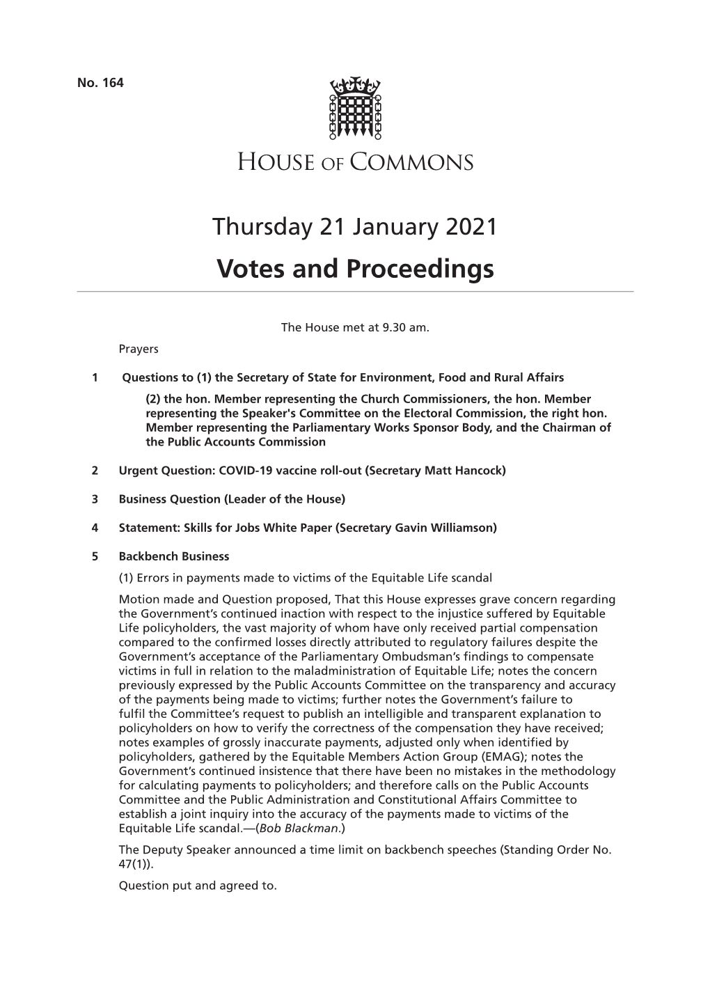 View Votes and Proceedings PDF File 0.03 MB