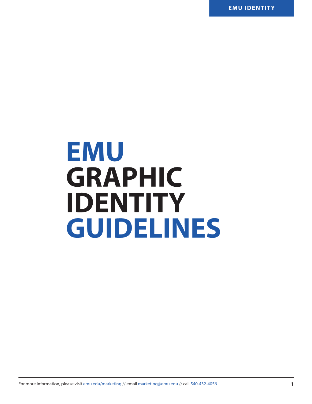 EMU's Brand Identity Guidelines