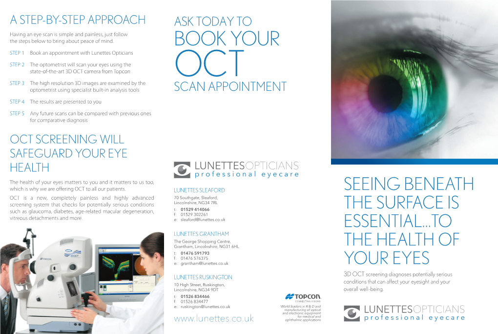 Lunettes OCT DL Brochure