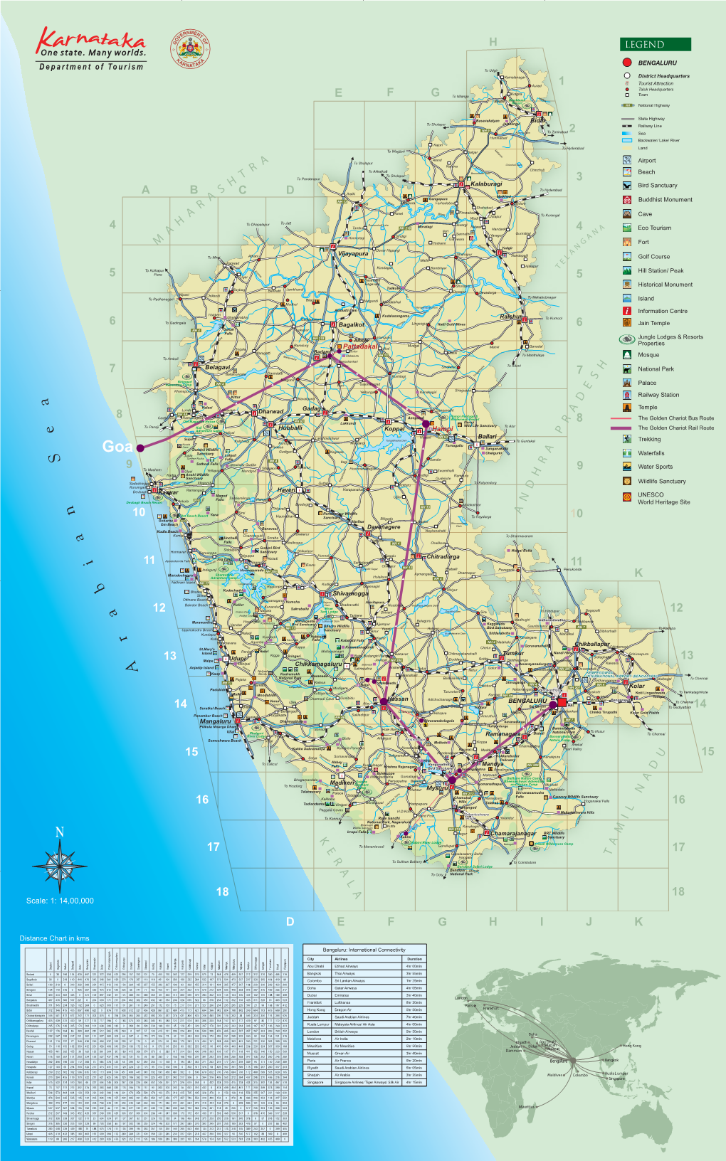 Karnataka This Coastal Town Draws Hindu Pilgrims, Sanskrit Somana Kunitha Sringeri Shivanasamudra Falls (I16) Scholars and Beach Buffs Alike