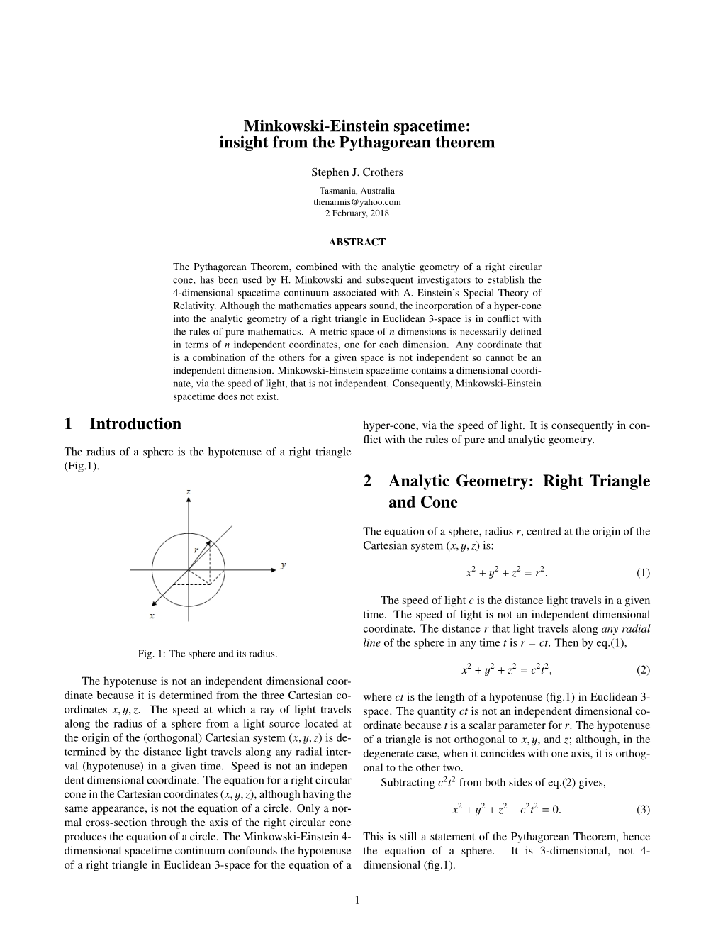 Minkowski-Einstein Spacetime: Insight from the Pythagorean Theorem