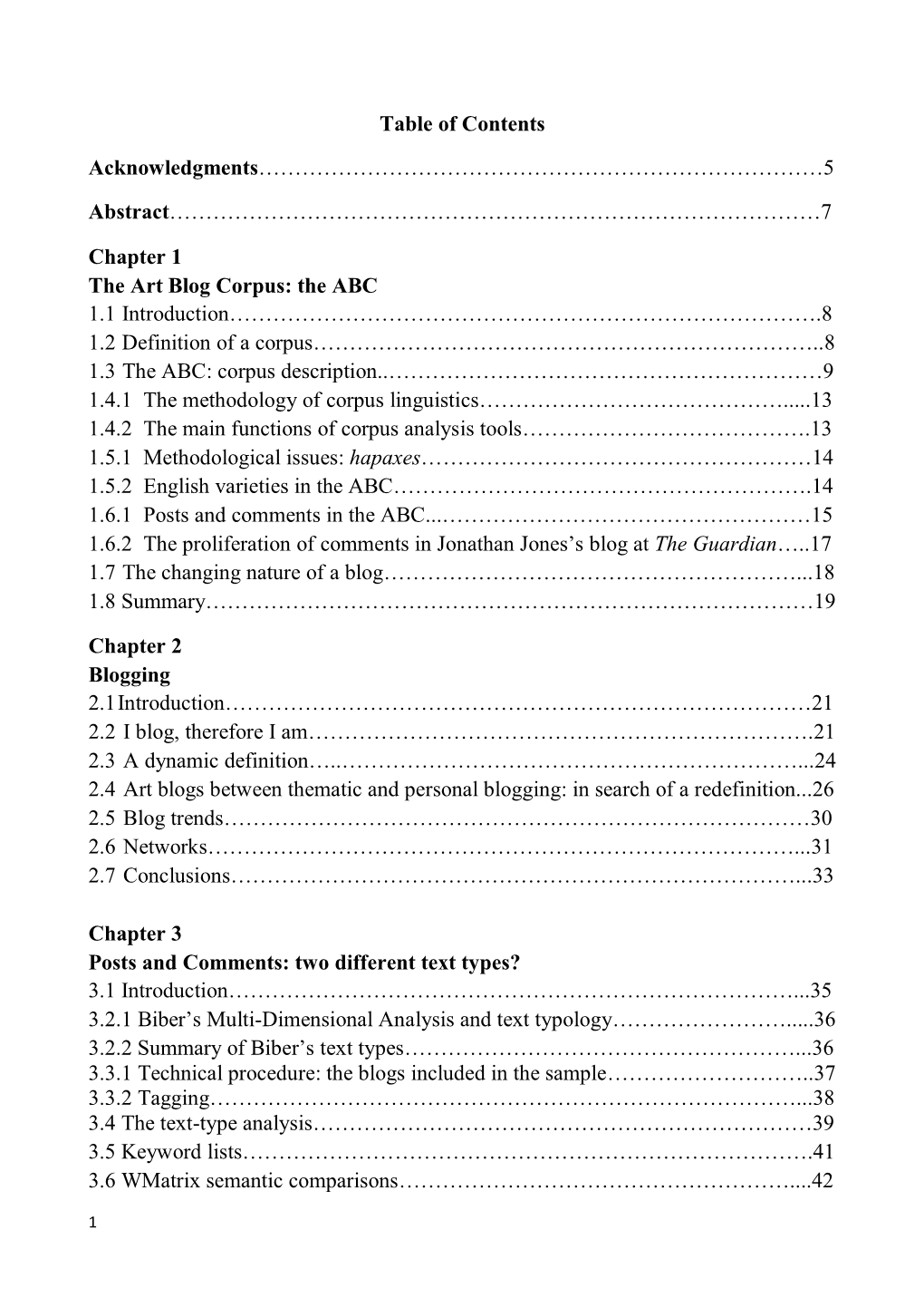 Table of Contents Acknowledgments
