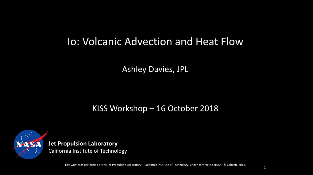 Volcanic Advection and Heat Flow