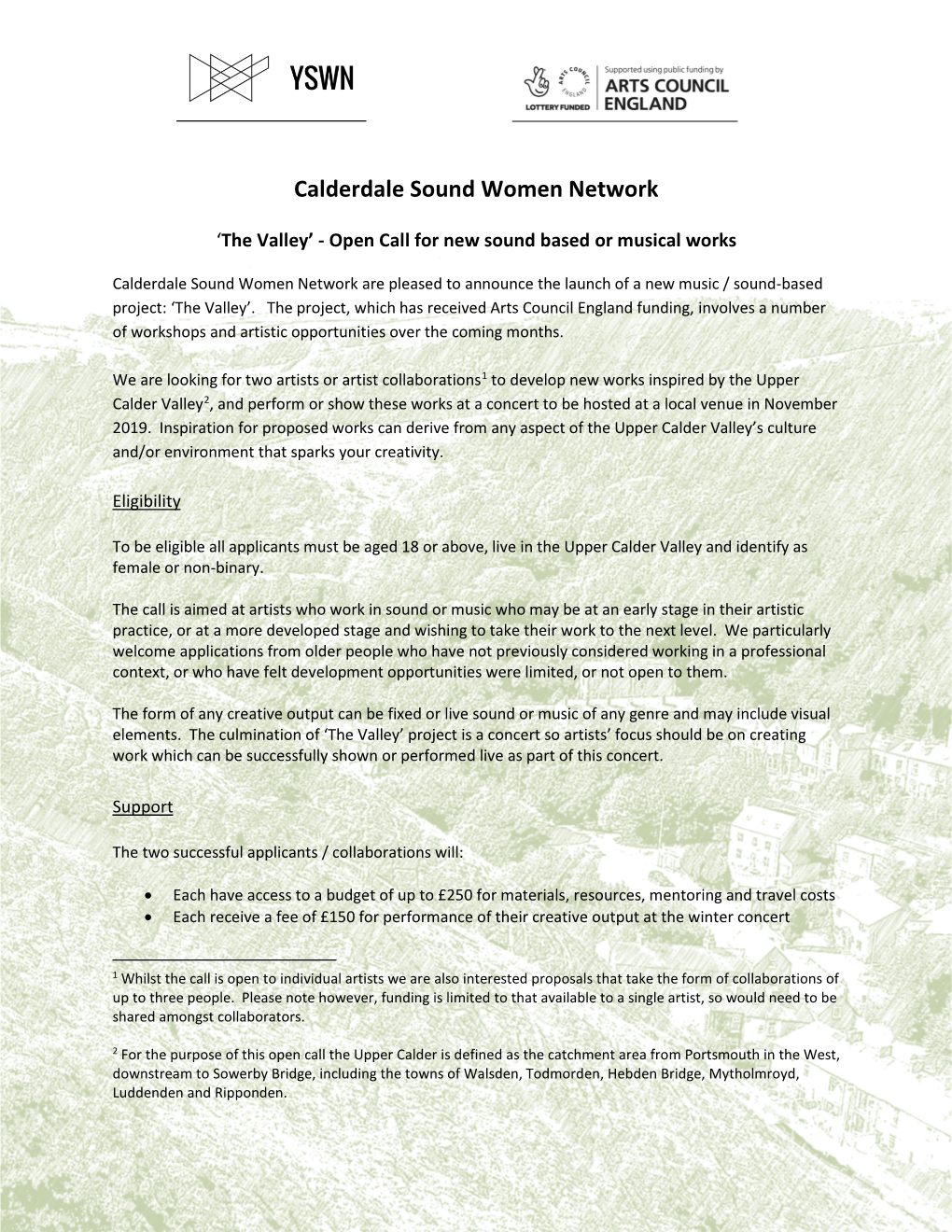 Calderdale Sound Women Network