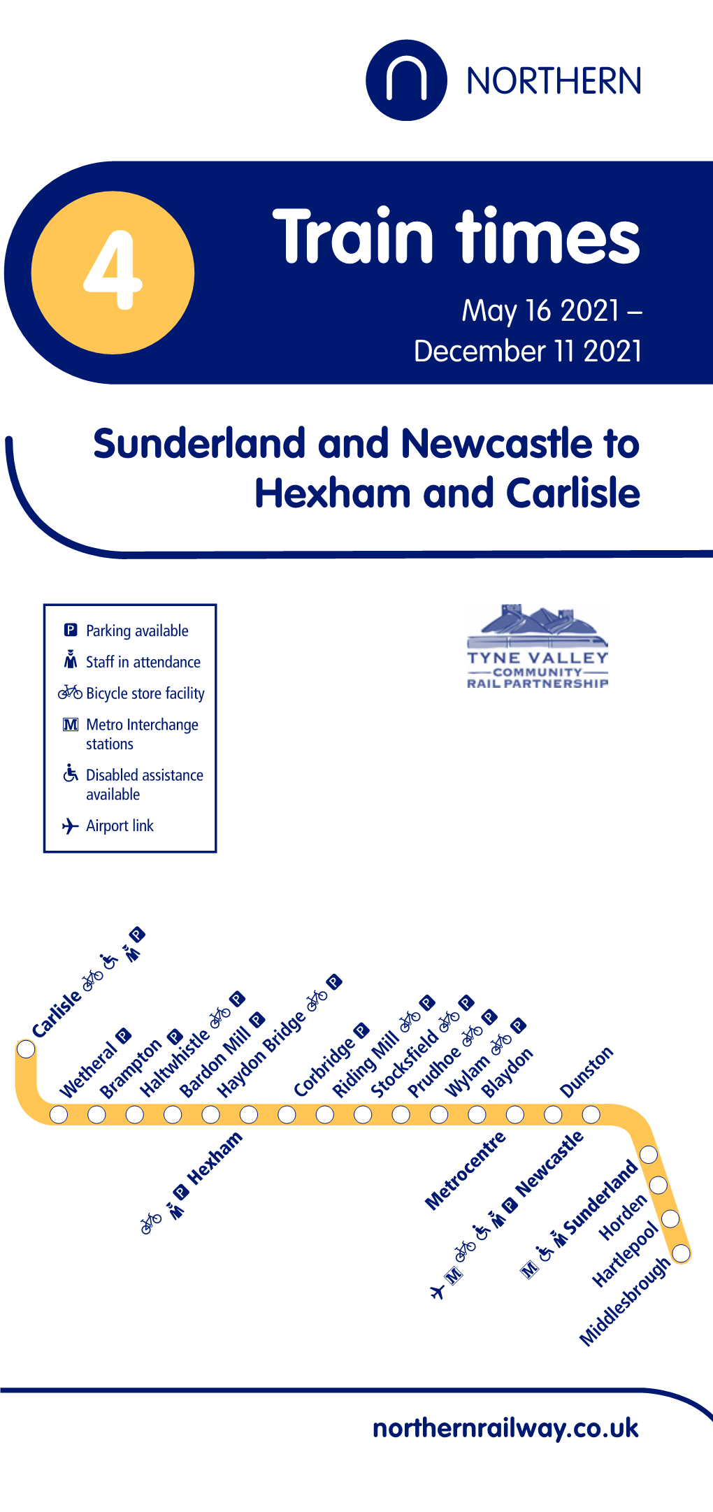 Sunderland and Newcastle to Carlisle