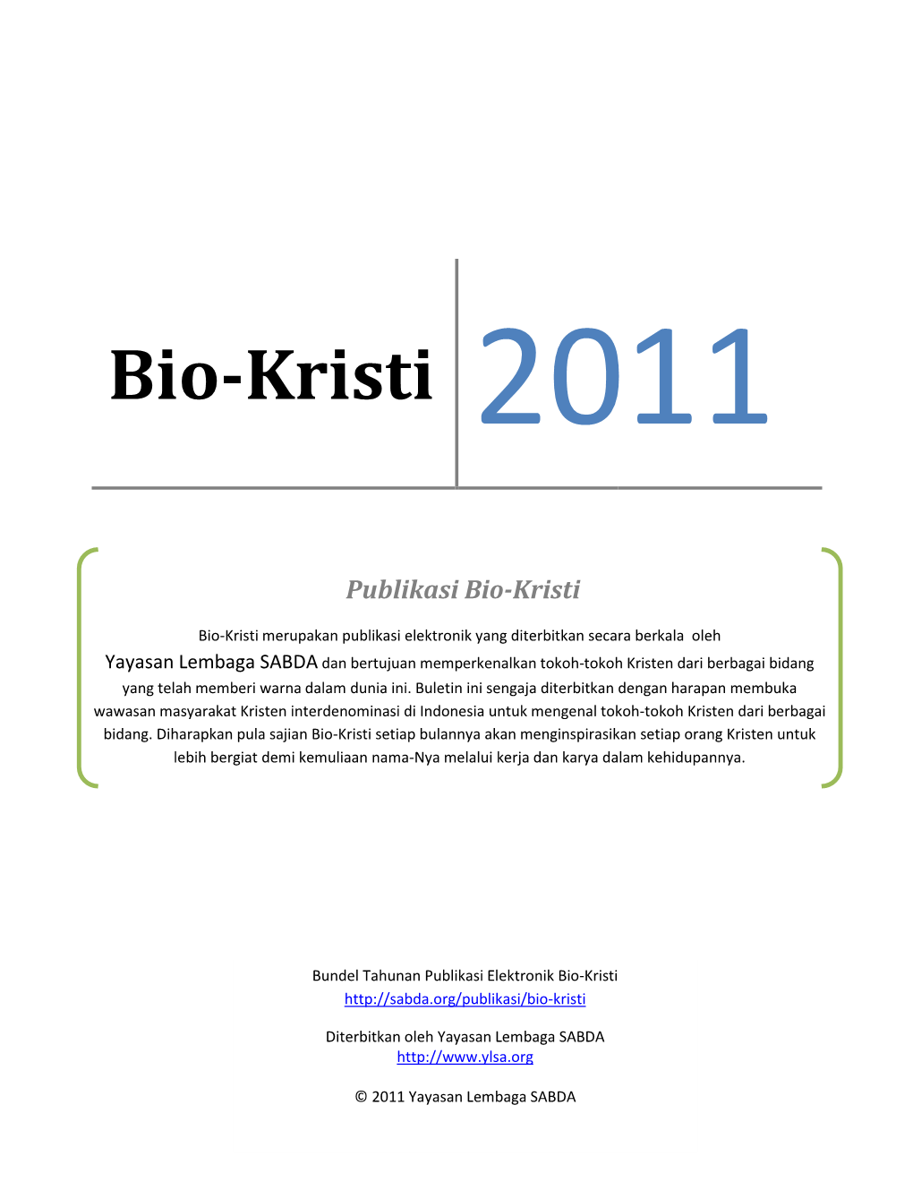 Bio-Kristi 2011