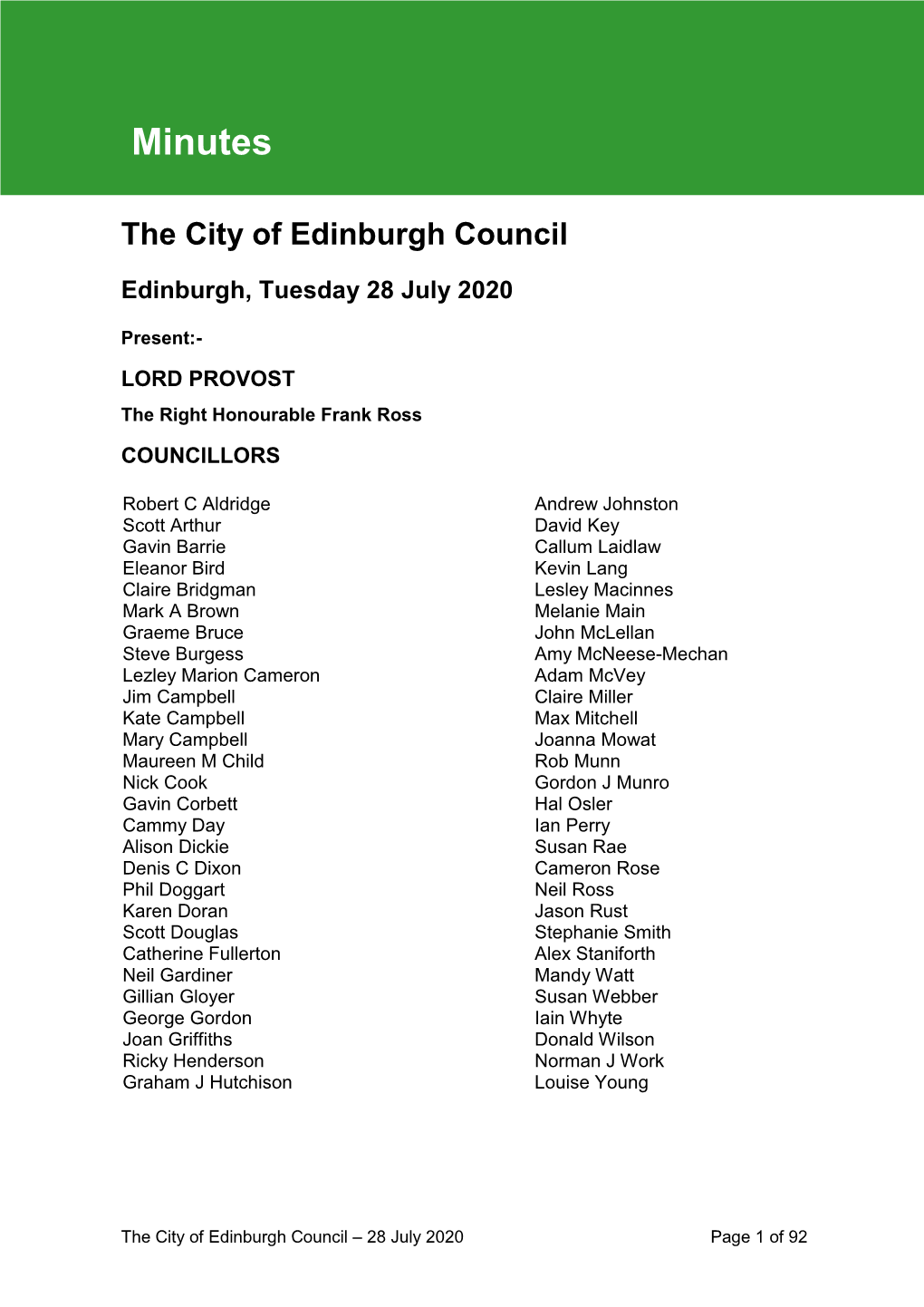 City of Edinburgh Council