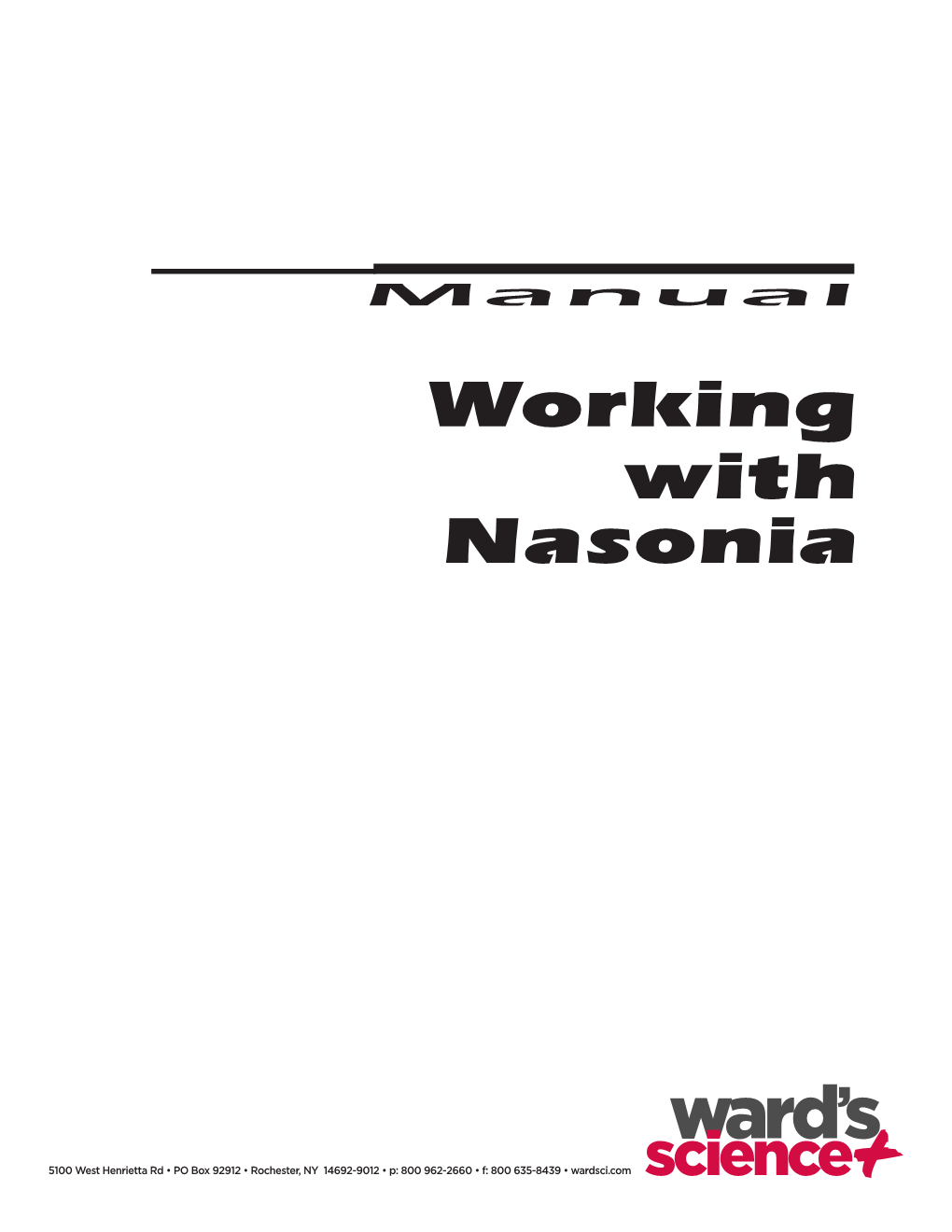 Working with Nasonia