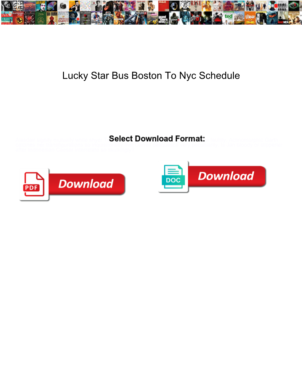 Lucky Star Bus Boston to Nyc Schedule