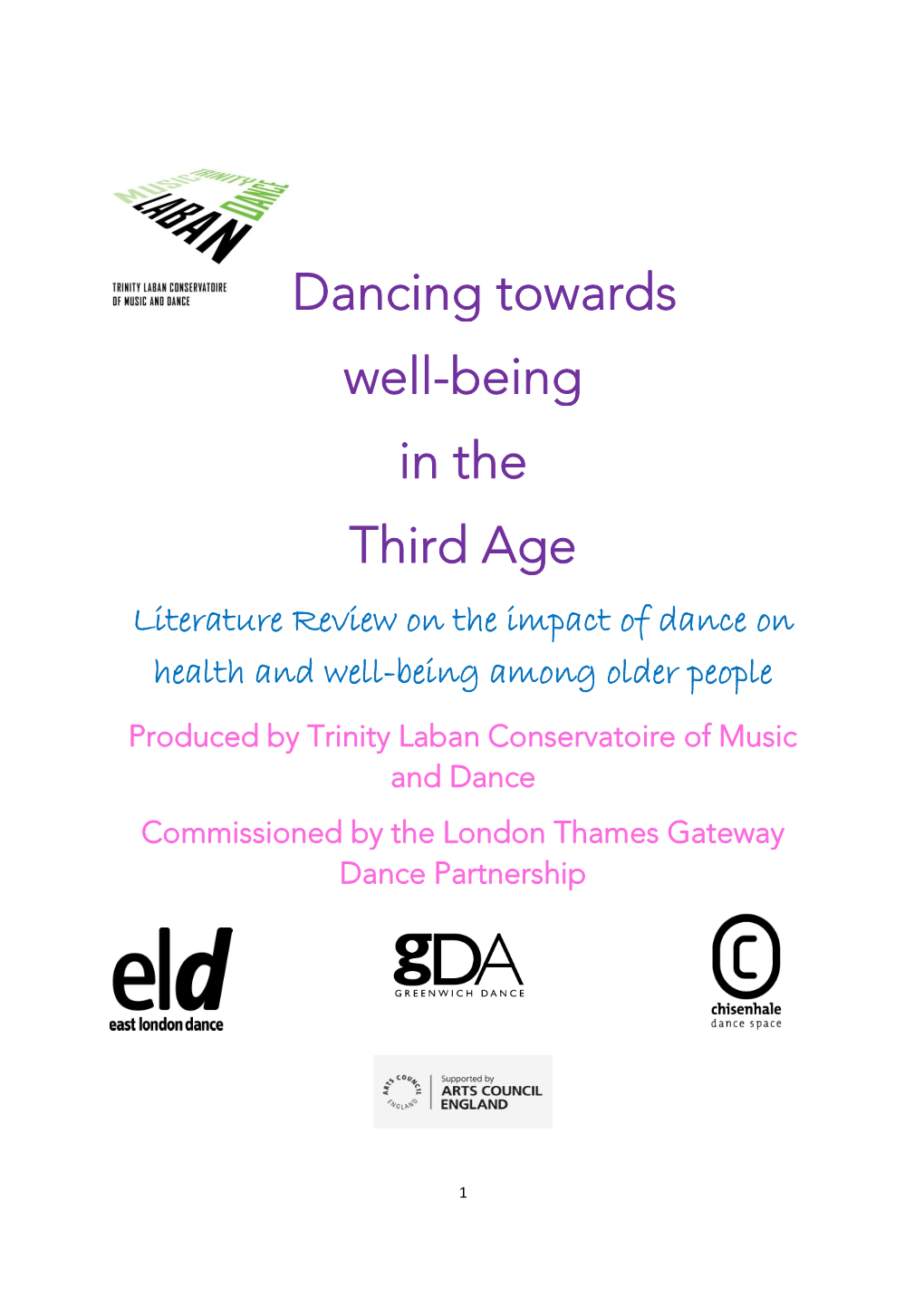 Dancing Towards Well-Being in the Third