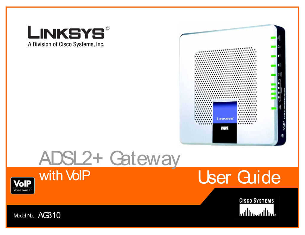 ADSL2+ Gateway with Voip User Guide