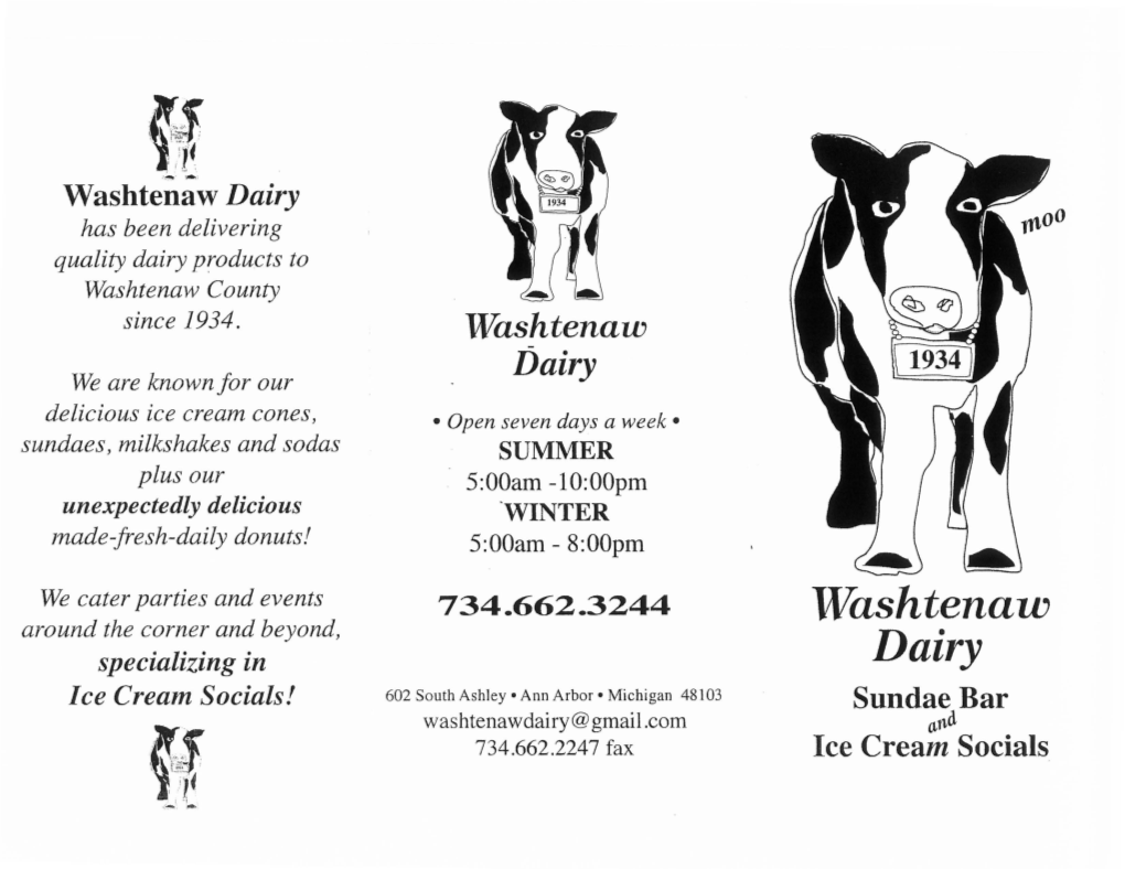 Washtenaw Dairy Sundae