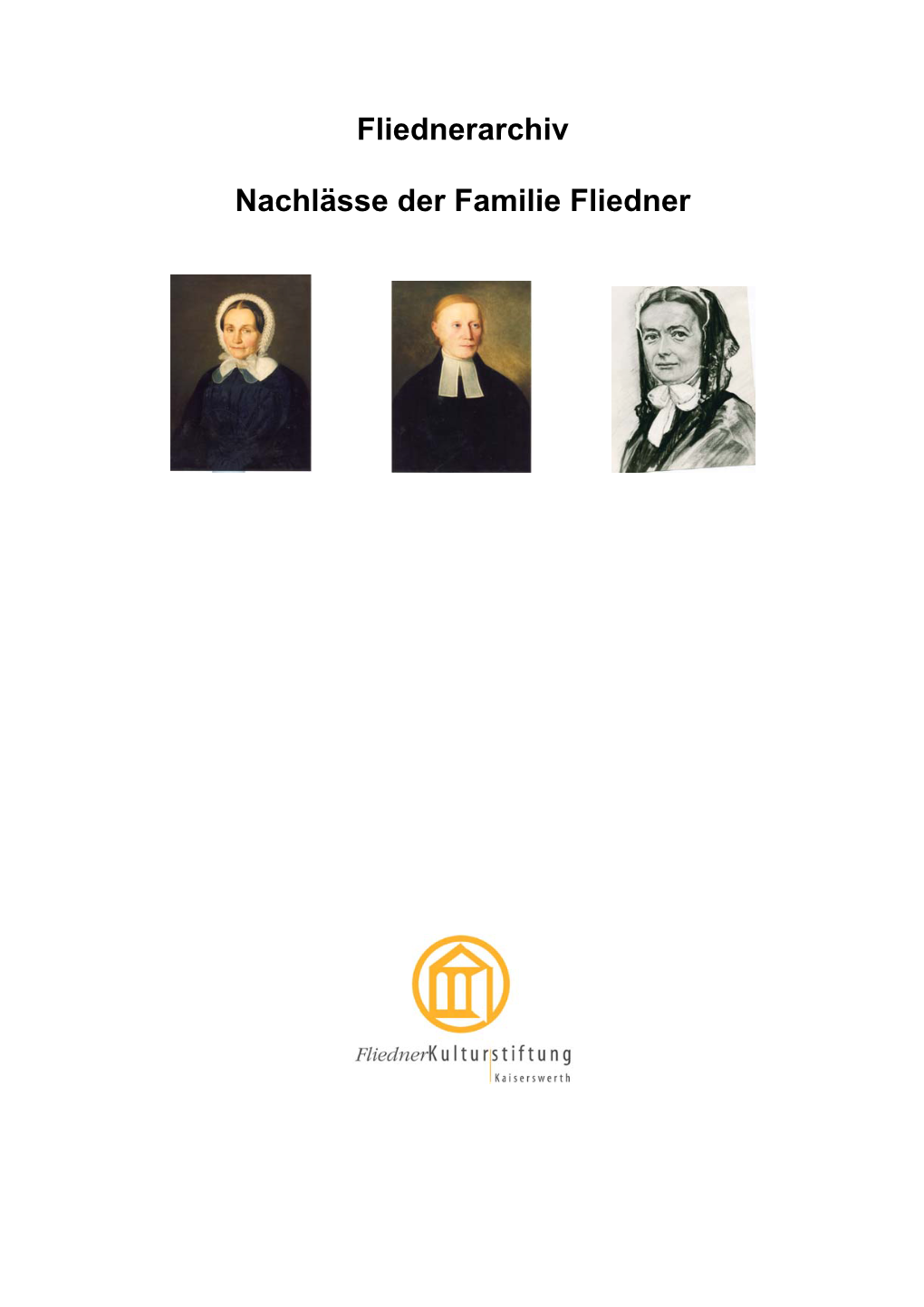 Fliedner-Archiv" Als PDF Downloaden