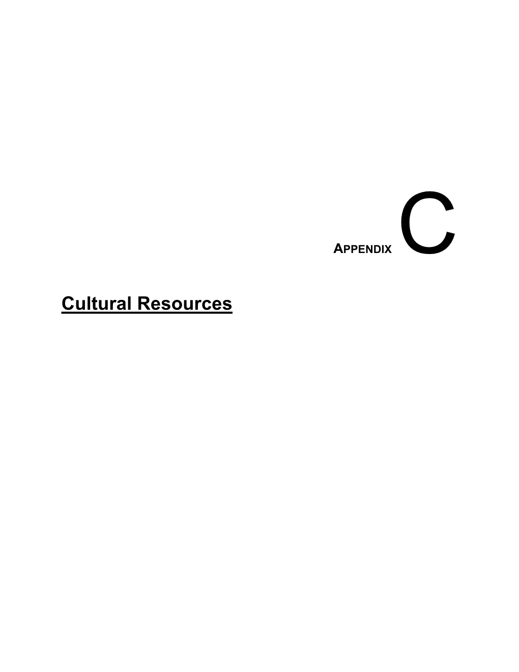 Cultural Resources SAN FRANCISCO PLANNING DEPARTMENT