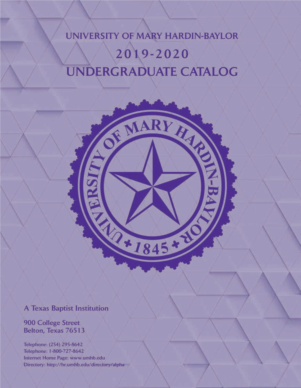 2019-2020 Undergraduate Catalog