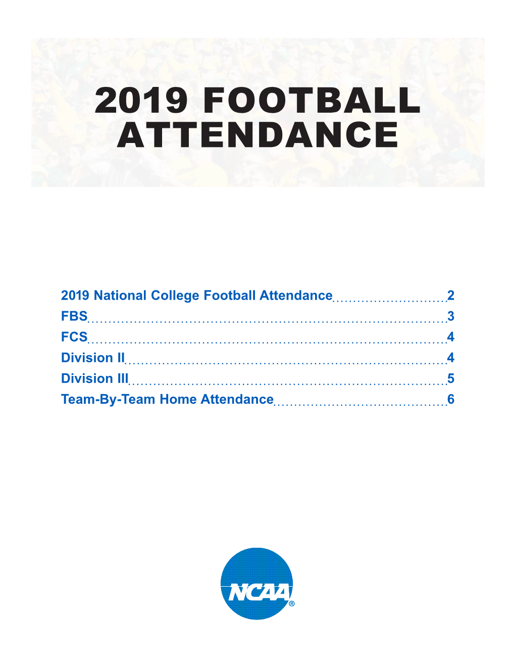 2019 Football Attendance