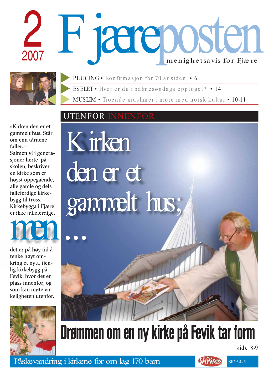 Drømmen Om En Ny Kirke På Fevik Tar Form Malt Av Emil Rødsjø Side 8-9