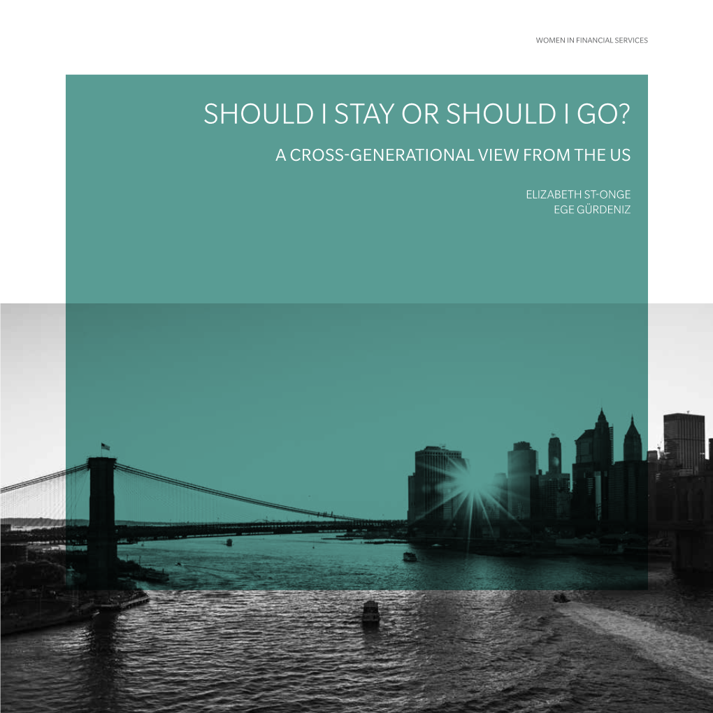 Should I Stay Or Should I Go? a Cross-Generational View from the Us