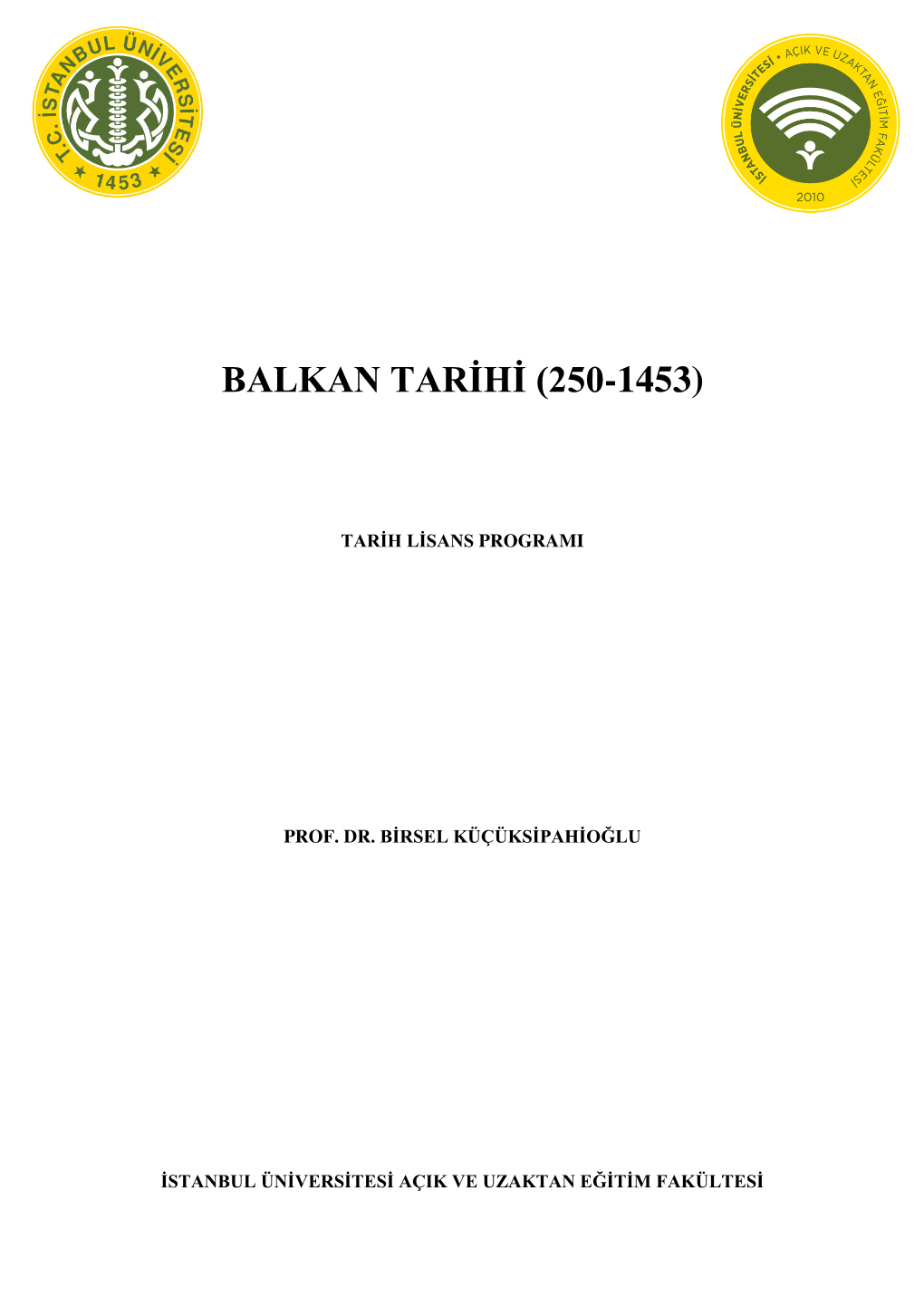 Balkan Tarihi (250-1453)