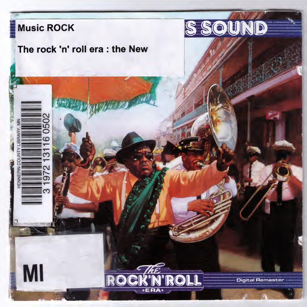 Cover Art for the CD Rock 'N' Roll Era Vol. 39 the New Orleans Sound