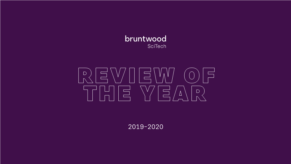 Bruntwood Scitech Review Of