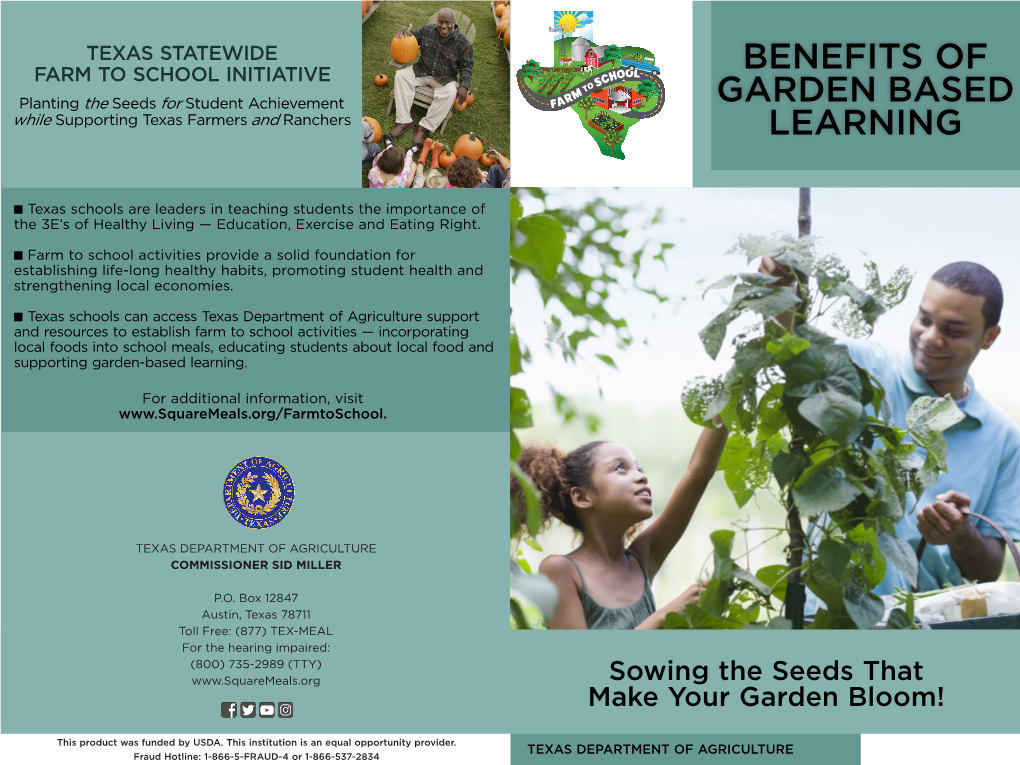 Benefits of Garden Based Learning