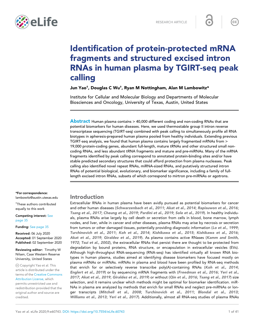 Identification of Protein-Protected Mrna Fragments and Structured