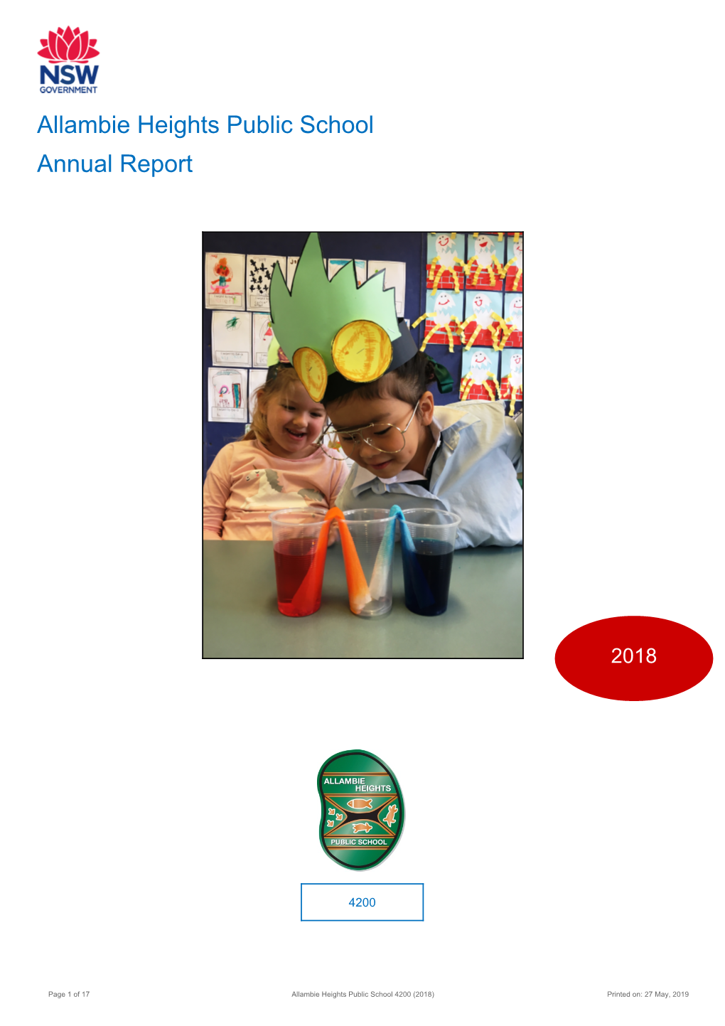 2018 Allambie Heights Public School Annual Report