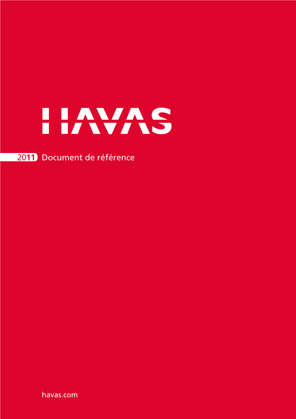 2011 Document De Référence