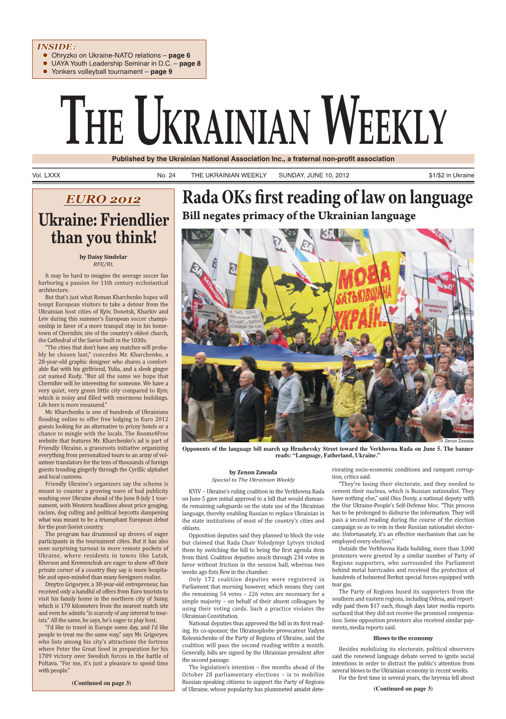 The Ukrainian Weekly 2012, No.24