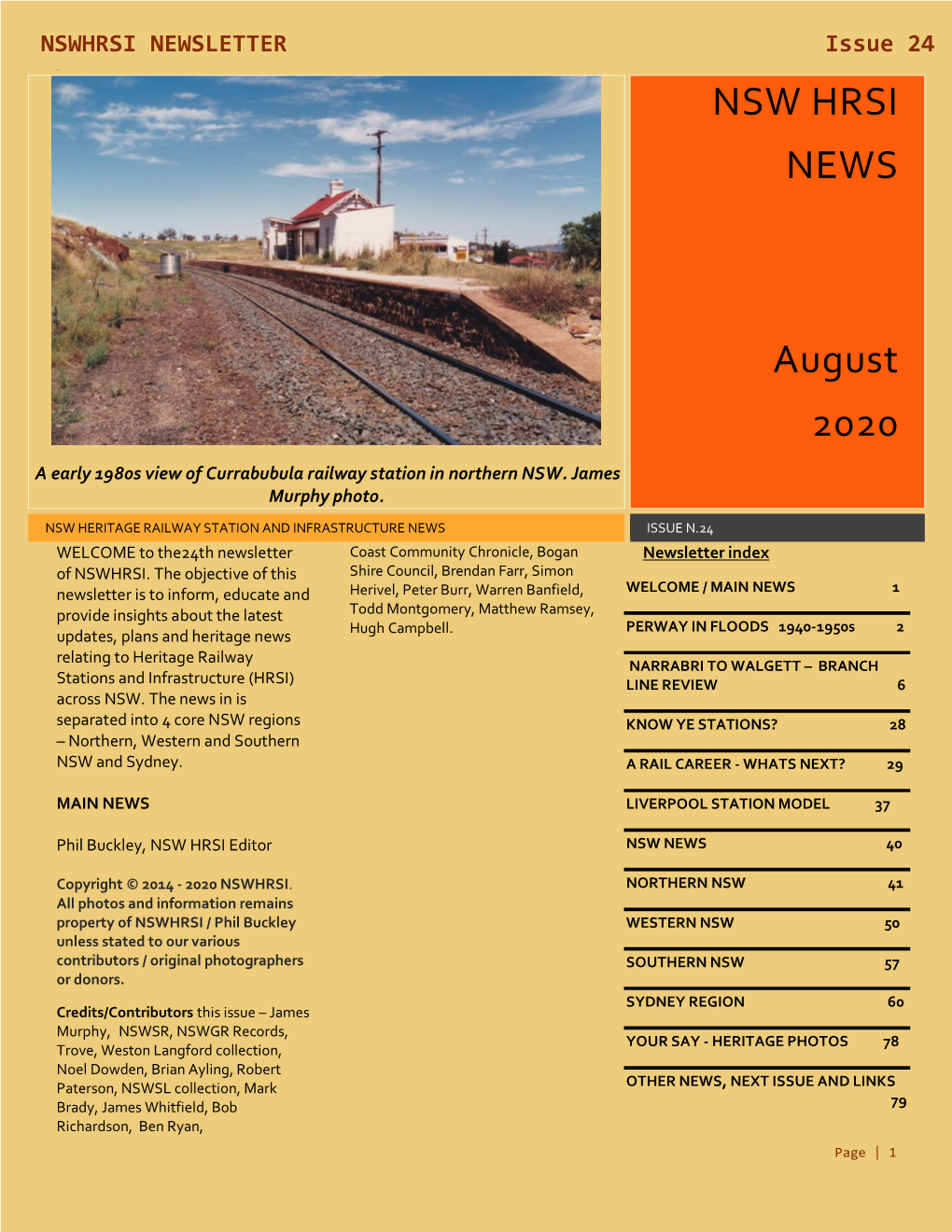 NSW HRSI NEWS August 2020