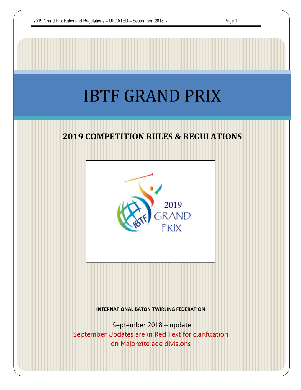 Ibtf Grand Prix