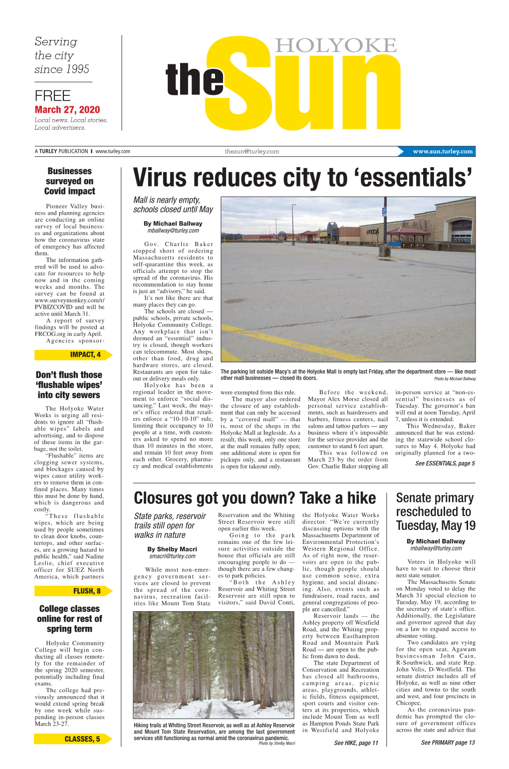 Virus Reduces City to 'Essentials'